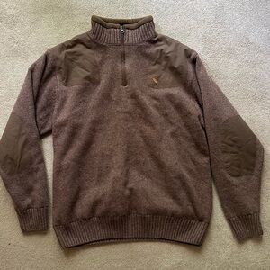 Mack’s Prairie Wings - Men’s wool sweater with wind blocker